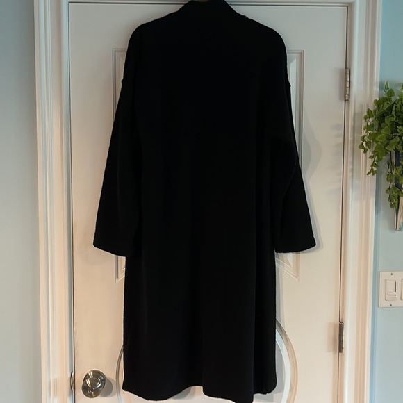 Eileen Fisher Merino Wool Boucle Duster Sweater/Coat - Picture 9 of 12